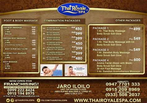 THAI ROYALE SPA Jaro Iloilo Branch .